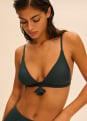 Haut de maillot de bain triangle sans armature 